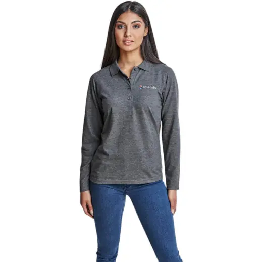 Ladies Long Sleeve Elemental Grey Main